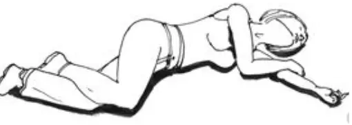 Student in recovery position
